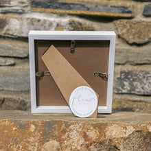 Load image into Gallery viewer, Rear view of Hoy Fused Glass Small Frame hand made by Flow Glass Orkney Islands Scotland