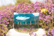 Load image into Gallery viewer, Ring of Brodgar fused glass small curve hand made by Flow Glass Orkney Islands Scotland