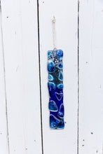Load image into Gallery viewer, Blue/ green chunky hanging by Flow Glass Orkney Islands