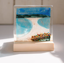Load image into Gallery viewer, St Ninian's Isles Fused Glass Tea Light holder