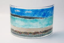 Load image into Gallery viewer, Orkney Fused Glass large curve hand made by Flow Glass Orkney Islands Scotland