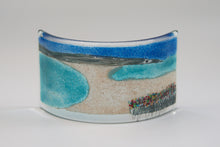 Load image into Gallery viewer, St Ninian's Isle Fused Glass small curve by Flow Glass Orkney Islands Scotland