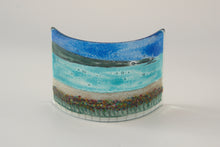 Load image into Gallery viewer, Orkney fused glass small curve by Flow Glass Orkney Isles Scotland 
