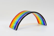 Load image into Gallery viewer, Large Fuse Glass Rainbow Curve by Flow Glass, Orkney Islands, Scotland.