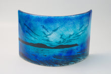 Load image into Gallery viewer, Hoy Fused Glass Large curve hand made by Flow Glass Orkney Islands Scotland