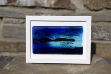 Load image into Gallery viewer, Hoy fused glass oblong frame hand made by Flow Glass Orkney Islands Scotland
