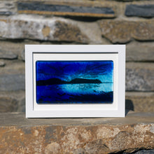 Load image into Gallery viewer, Hoy fused glass oblong frame hand made by Flow Glass Orkney Islands Scotland
