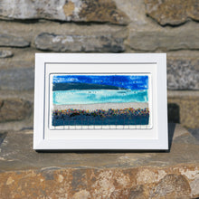 Load image into Gallery viewer, Orkney Fused Glass Oblong Frame hand made by Flow Glass Orkney Islands Scotland 
