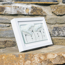 Load image into Gallery viewer, Cow Parsley oblong frame handmade by Flow Glass Orkney Isles Scotland
