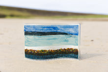 Load image into Gallery viewer, Orkney Fused Glass Large Wave hand made by Flow Glass Orkney Islands Scotland
