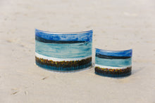 Load image into Gallery viewer, Orkney Fused Glass large and small curve hand made by Flow Glass Orkney Islands Scotland
