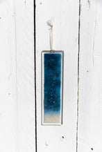 Load image into Gallery viewer, Ocean fused glass long hand made hanging by Flow Glass Orkney Islands Scotland
