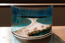 Load image into Gallery viewer, St Ninian's large curve, hand made by Flow Glass Kirkwall Orkney Islands Scotland
