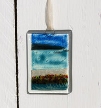 Load image into Gallery viewer, Orkney Fused Glass Small Hanging hand made by Flow Glass Orkney Islands Scotland
