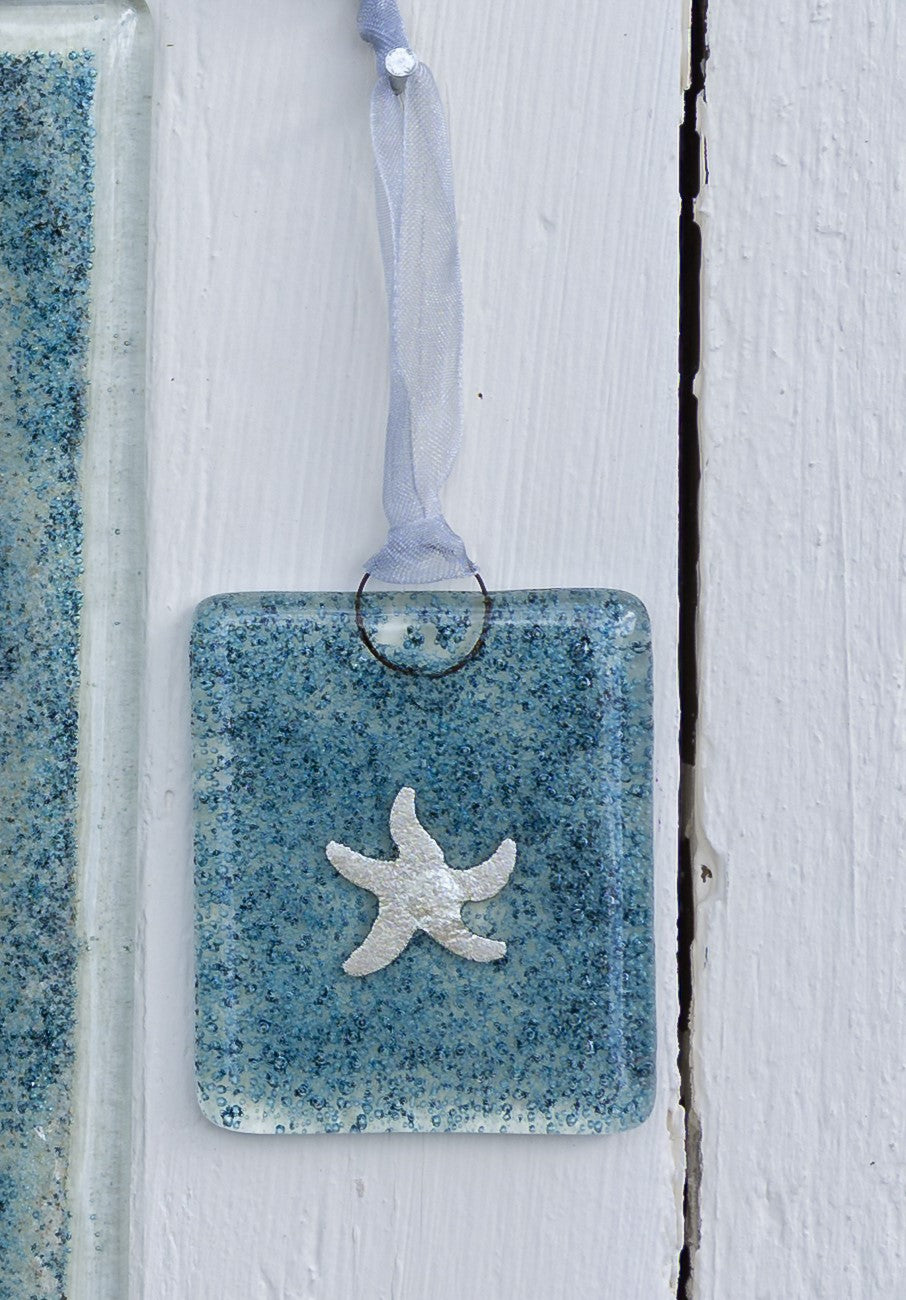 Sea and Sand Small Hanging by Flow Glass Orkney Islands Scotland