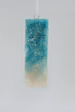 Load image into Gallery viewer, Small Ocean Fused glass hanging by Flow Glass Orkney Islands Scotland

