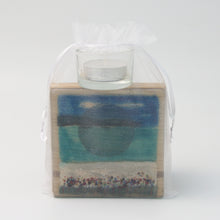Load image into Gallery viewer, Orkney Fused Glass Tea Light Holder by Flow Glass Orkney Islands Scotland
